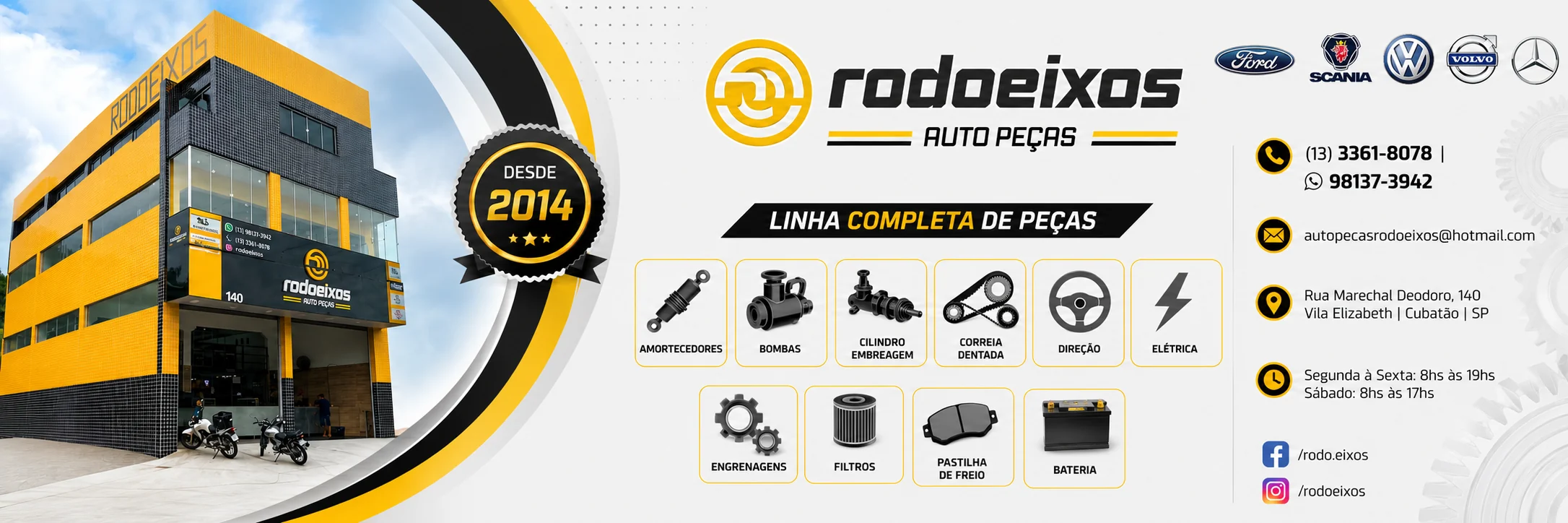 Rodo Eixos Auto Peças: força e confiança para sua jornada
